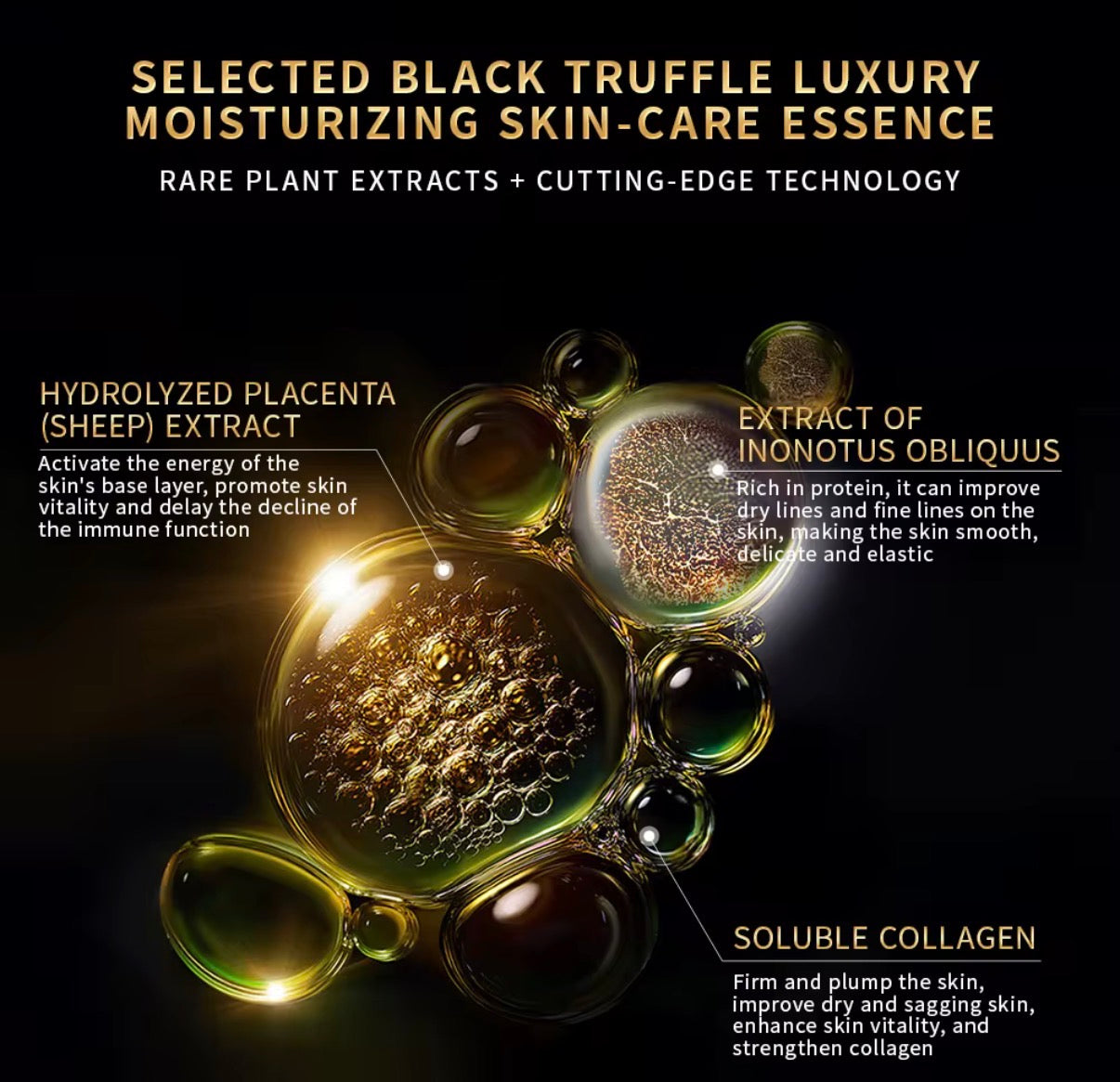 Glow Queen Black Truffle Triple Collagen Essence